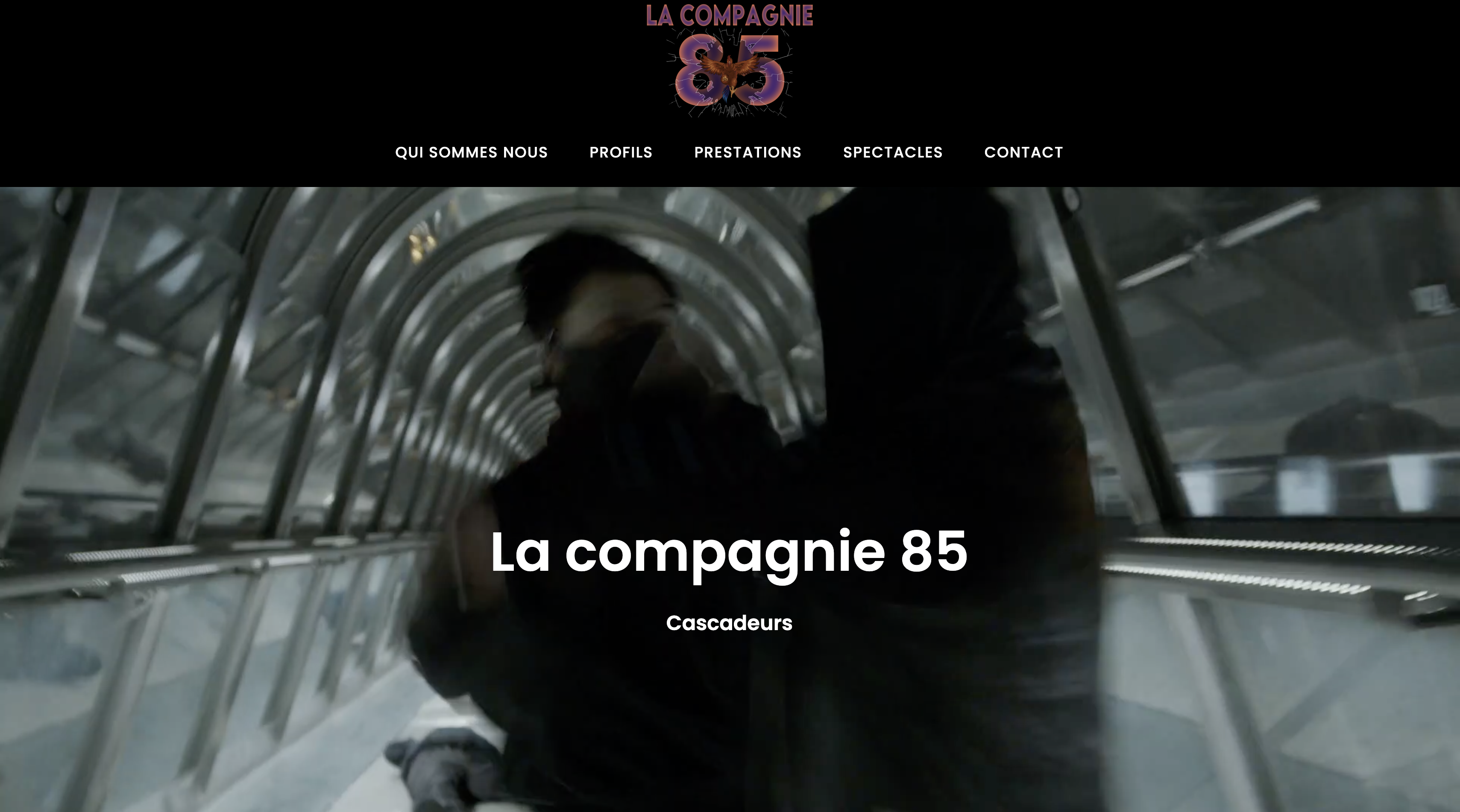 La Compagnie 85 — page d'accueil